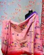 Orchid Pink Monipuri Saree - Image 2